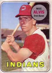 1969 Topps Baseball Cards      145     Max Alvis